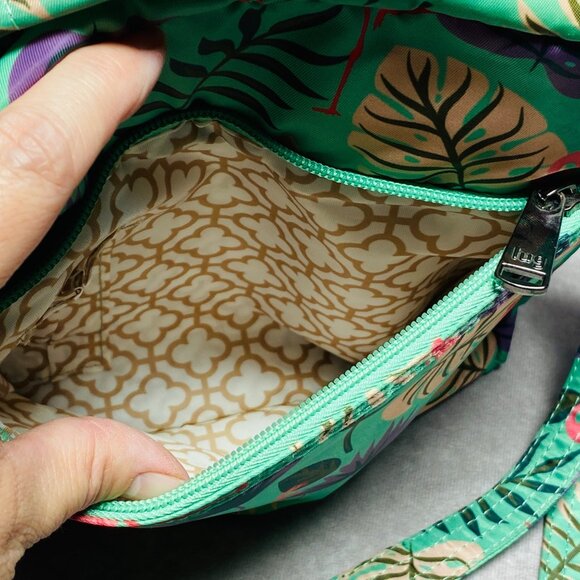 Lug Ranger Crossbody Bag With Flamingo & Leaf Design - Picture 12 of 16